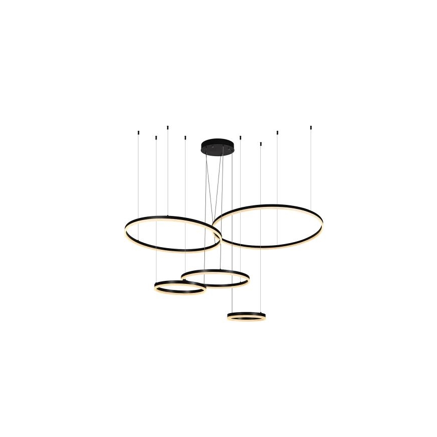 LED Aptumšojama lustra ar auklu LED/220W/230V 3000-6500K d. 100 cm + tālvadības pults