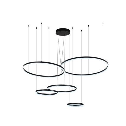 LED Aptumšojama lustra ar auklu LED/220W/230V 3000-6500K d. 100 cm + tālvadības pults