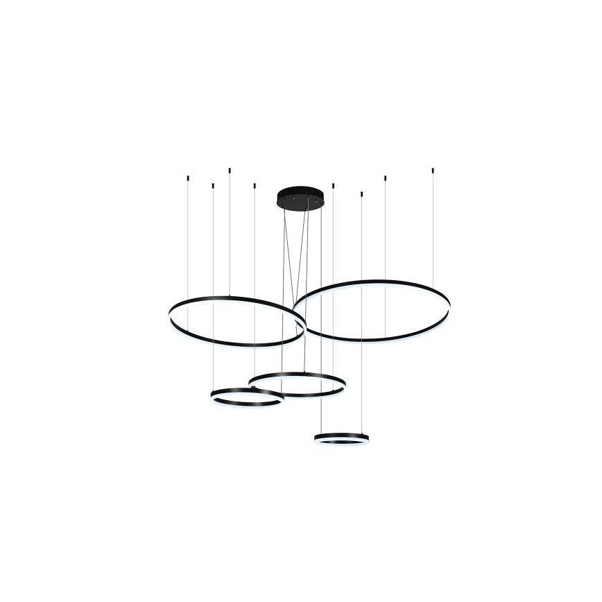 LED Aptumšojama lustra ar auklu LED/220W/230V 3000-6500K d. 100 cm + tālvadības pults