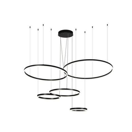 LED Aptumšojama lustra ar auklu LED/220W/230V 3000-6500K d. 100 cm + tālvadības pults