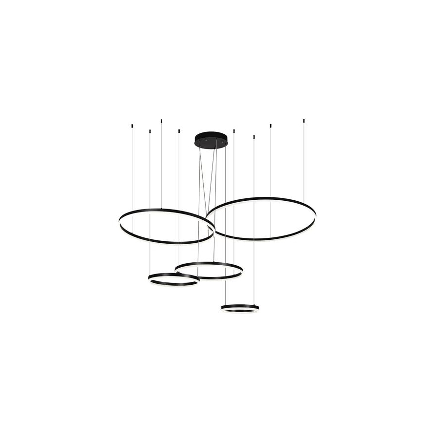 LED Aptumšojama lustra ar auklu LED/220W/230V 3000-6500K d. 100 cm + tālvadības pults