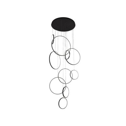 LED Aptumšojama lustra ar auklu LED/290W/230V 3000-6500K d. 60 cm + tālvadības pults