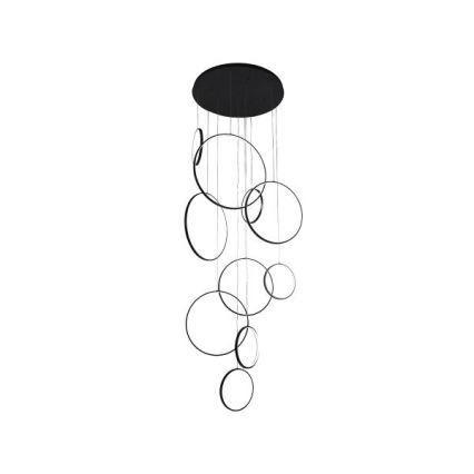 LED Aptumšojama lustra ar auklu LED/290W/230V 3000-6500K d. 60 cm + tālvadības pults