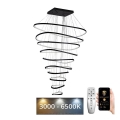 LED Aptumšojama lustra ar auklu LED/370W/230V 3000-6500K + tālvadības pults