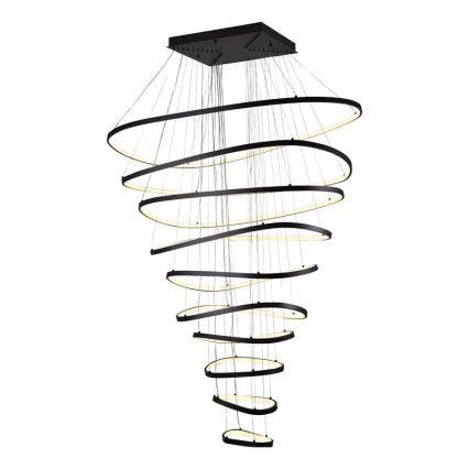 LED Aptumšojama lustra ar auklu LED/370W/230V 3000-6500K d. 100 cm + tālvadības pults