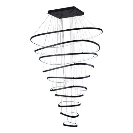 LED Aptumšojama lustra ar auklu LED/370W/230V 3000-6500K d. 100 cm + tālvadības pults