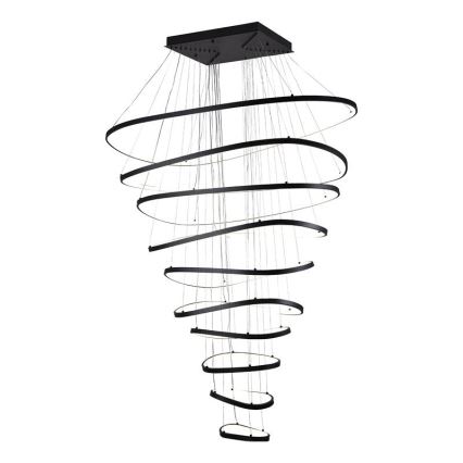 LED Aptumšojama lustra ar auklu LED/370W/230V 3000-6500K d. 100 cm + tālvadības pults