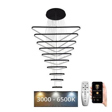 LED Aptumšojama lustra ar auklu LED/385W/230V 3000-6500K + tālvadības pults