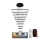 LED Aptumšojama lustra ar auklu LED/385W/230V 3000-6500K + tālvadības pults