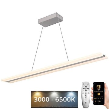 LED Aptumšojama lustra ar auklu LED/40W/230V 3000-6500K balta + tālvadības pults