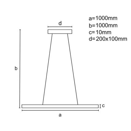 LED Aptumšojama lustra ar auklu LED/40W/230V 3000-6500K hroms + tālvadības pults