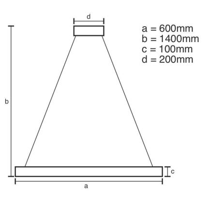LED Aptumšojama kristāla lustra ar auklu LED/40W/230V 3000-6500K spīdīgi hromēts + tālvadības pults