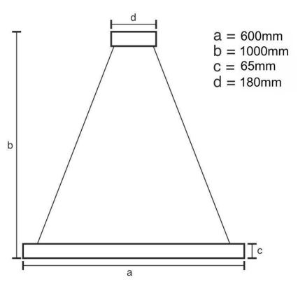 LED Aptumšojama kristāla lustra ar auklu LED/40W/230V 3000-6500K hroms + tālvadības pults