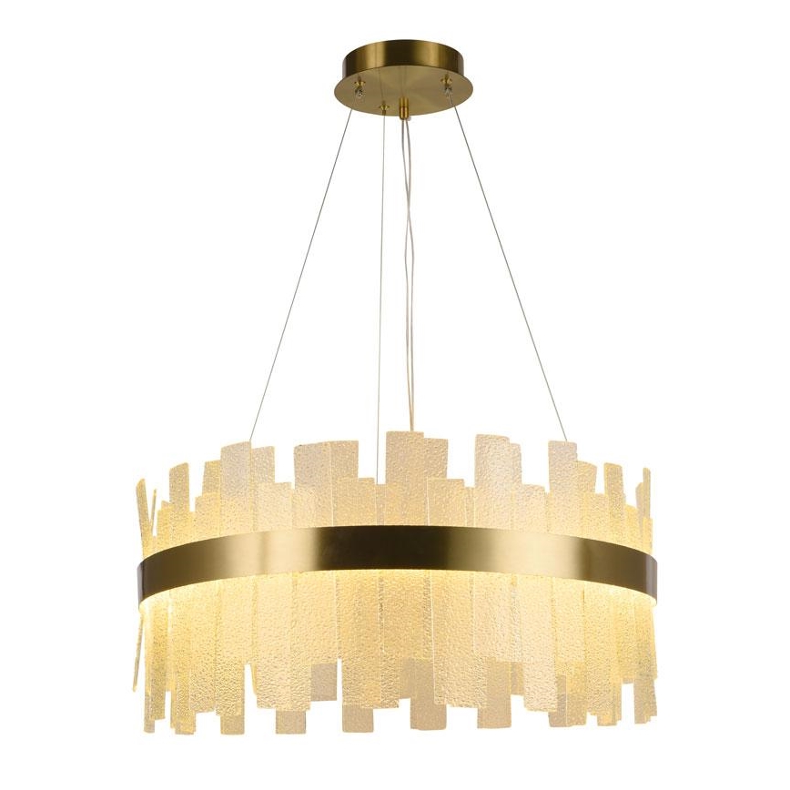LED Aptumšojama kristāla lustra ar auklu LED/40W/230V 3000-6500K + tālvadības pults