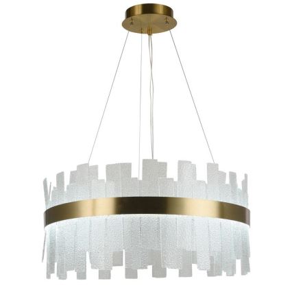 LED Aptumšojama kristāla lustra ar auklu LED/40W/230V 3000-6500K + tālvadības pults