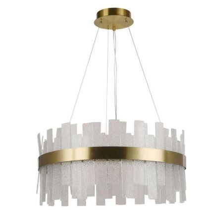 LED Aptumšojama kristāla lustra ar auklu LED/40W/230V 3000-6500K + tālvadības pults
