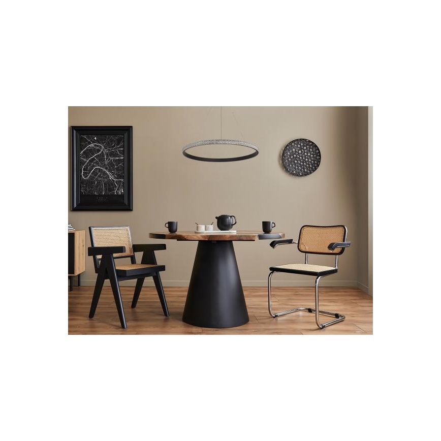 LED Aptumšojama lustra ar auklu LED/40W/230V 3000-6500K d. 60 cm + tālvadības pults