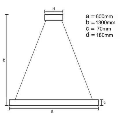 LED Aptumšojama kristāla lustra ar auklu LED/40W/230V 3000-6500K zelta + tālvadības pults