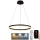 LED Aptumšojama lustra ar auklu LED/42W/230V 3000-6500K d. 60 cm + tālvadības pults