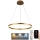 LED Aptumšojama lustra ar auklu LED/42W/230V 3000-6500K d. 60 cm + tālvadības pults