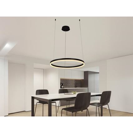 LED Aptumšojama lustra ar auklu LED/42W/230V 3000-6500K + tālvadības pults