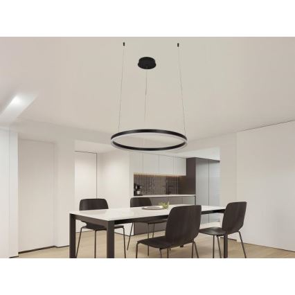 LED Aptumšojama lustra ar auklu LED/42W/230V 3000-6500K + tālvadības pults