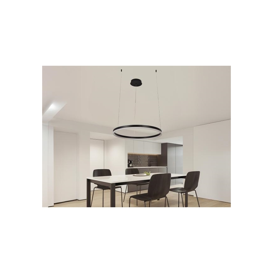 LED Aptumšojama lustra ar auklu LED/42W/230V 3000-6500K + tālvadības pults