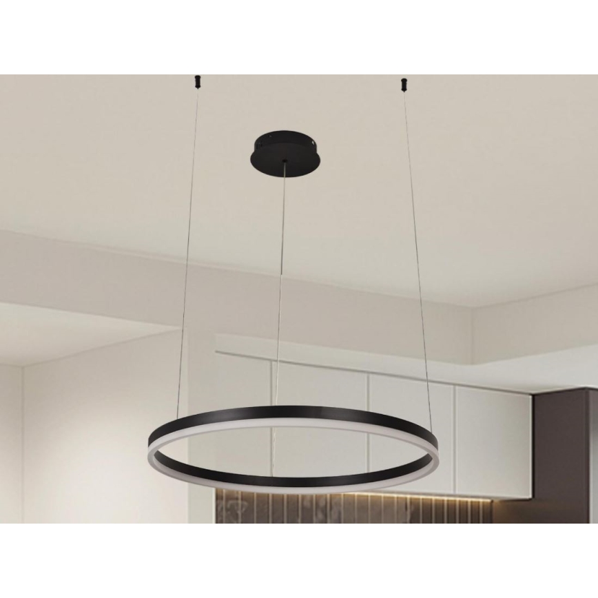 LED Aptumšojama lustra ar auklu LED/42W/230V 3000-6500K + tālvadības pults