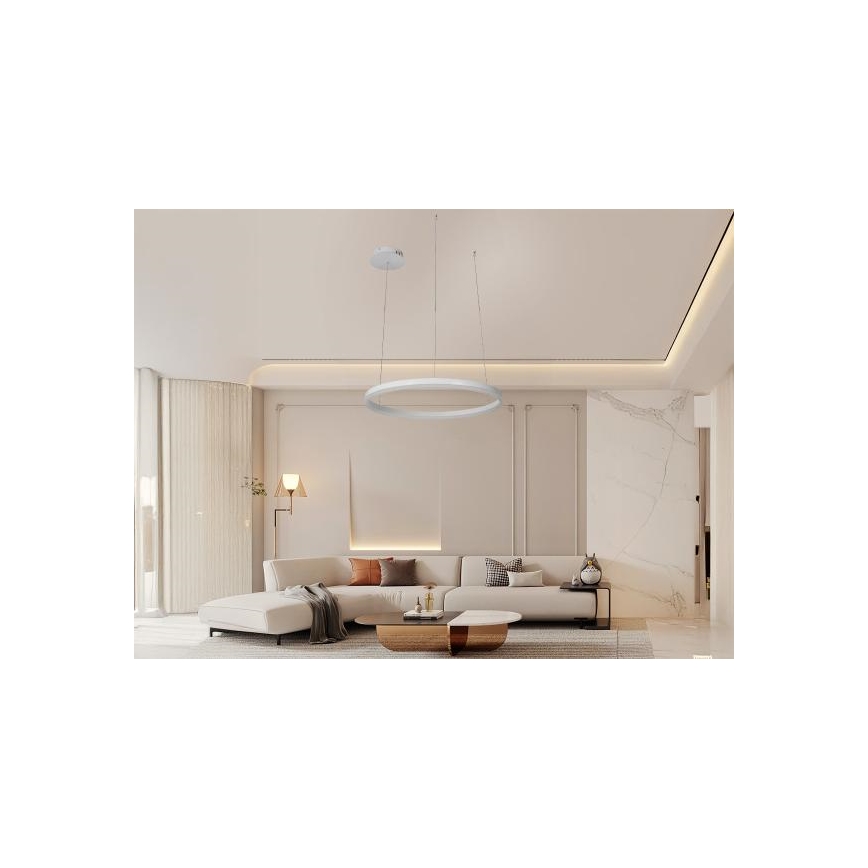 LED Aptumšojama lustra ar auklu LED/42W/230V 3000-6500K + tālvadības pults