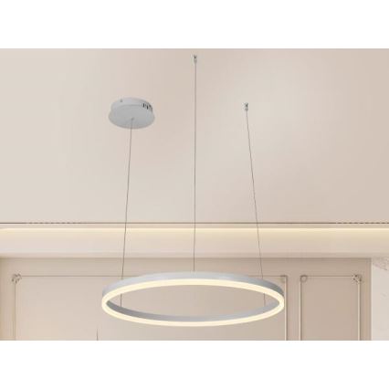 LED Aptumšojama lustra ar auklu LED/42W/230V 3000-6500K + tālvadības pults