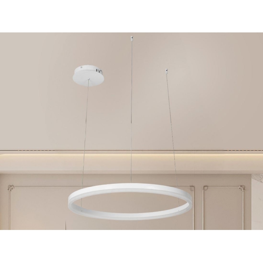 LED Aptumšojama lustra ar auklu LED/42W/230V 3000-6500K + tālvadības pults