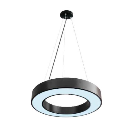 LED Aptumšojama lustra ar auklu LED/45W/230V 3000-6500K melna + tālvadības pults