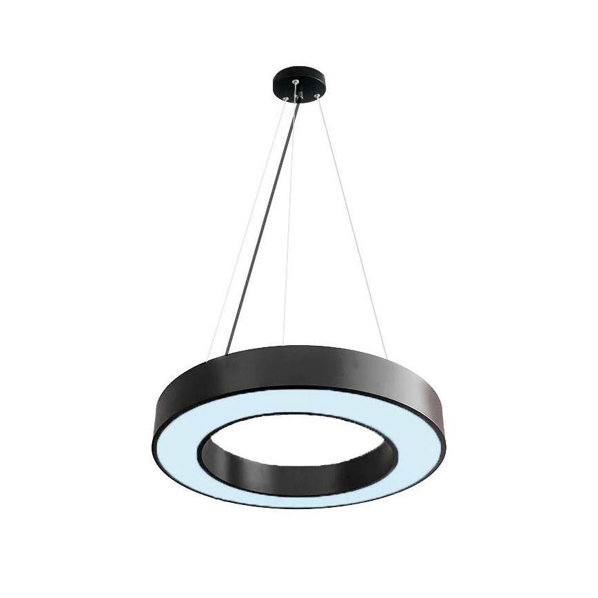 LED Aptumšojama lustra ar auklu LED/45W/230V 3000-6500K melna + tālvadības pults