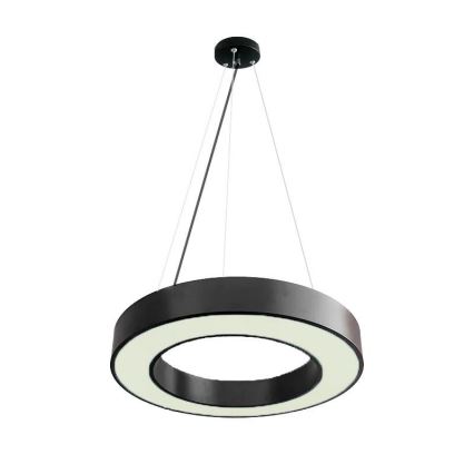 LED Aptumšojama lustra ar auklu LED/45W/230V 3000-6500K melna + tālvadības pults