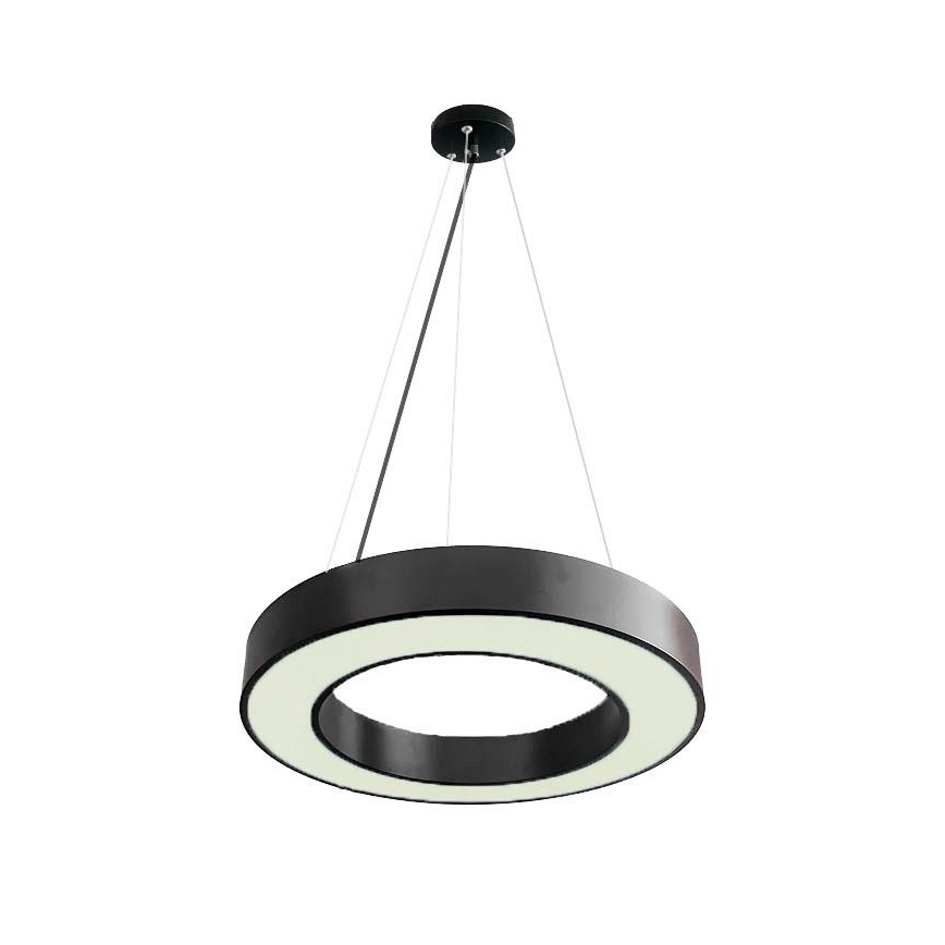 LED Aptumšojama lustra ar auklu LED/45W/230V 3000-6500K melna + tālvadības pults