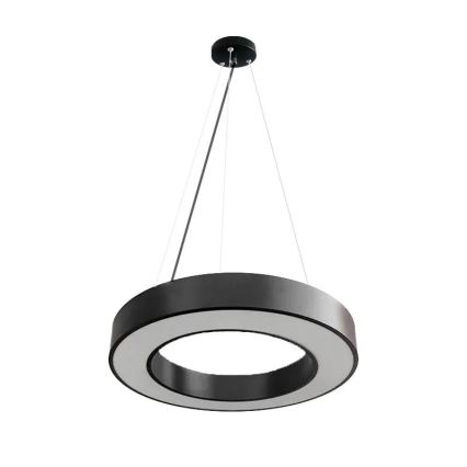 LED Aptumšojama lustra ar auklu LED/45W/230V 3000-6500K melna + tālvadības pults