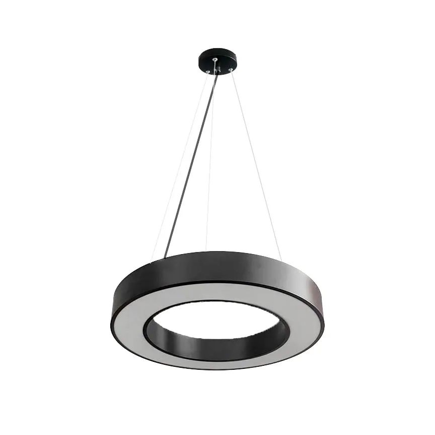 LED Aptumšojama lustra ar auklu LED/45W/230V 3000-6500K melna + tālvadības pults