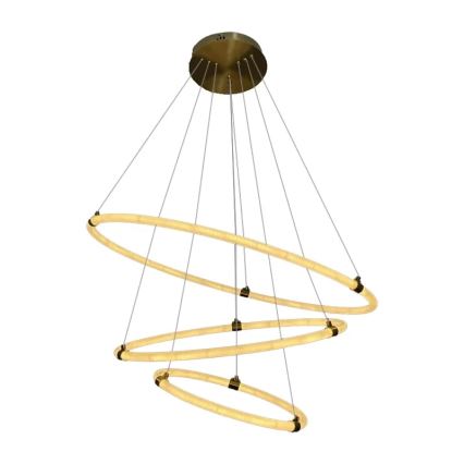 LED Aptumšojama lustra ar auklu LED/45W/230V 3000-6500K d. 80 cm + tālvadības pults