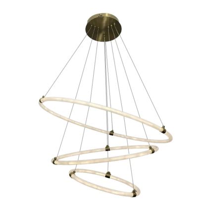 LED Aptumšojama lustra ar auklu LED/45W/230V 3000-6500K d. 80 cm + tālvadības pults