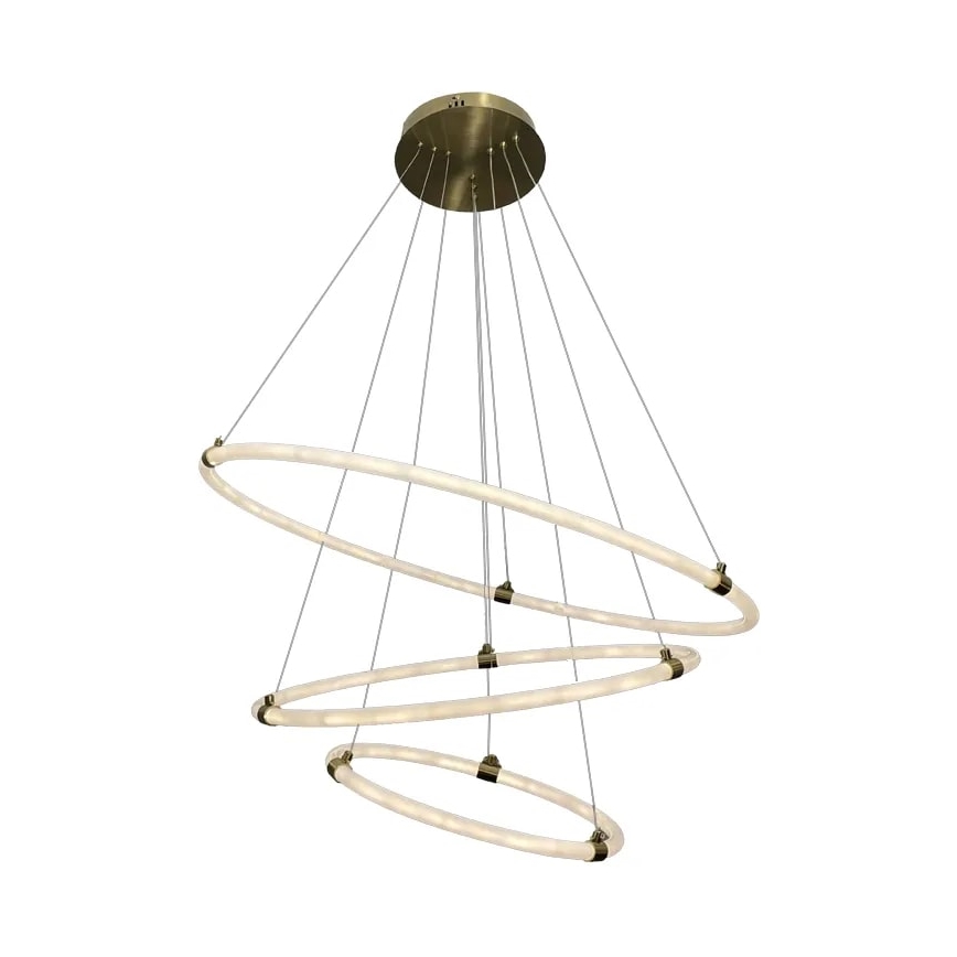 LED Aptumšojama lustra ar auklu LED/45W/230V 3000-6500K d. 80 cm + tālvadības pults
