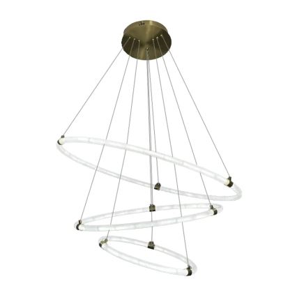 LED Aptumšojama lustra ar auklu LED/45W/230V 3000-6500K d. 80 cm + tālvadības pults