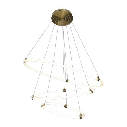 LED Aptumšojama lustra ar auklu LED/45W/230V 3000-6500K d. 80 cm + tālvadības pults