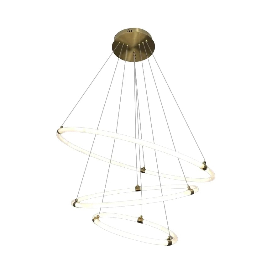 LED Aptumšojama lustra ar auklu LED/45W/230V 3000-6500K d. 80 cm + tālvadības pults
