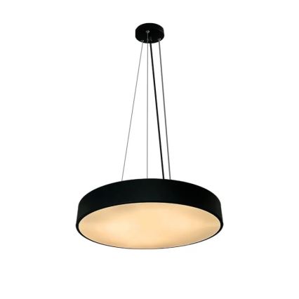 LED Aptumšojama lustra ar auklu LED/50W/230V 3000-6500K melna + tālvadības pults