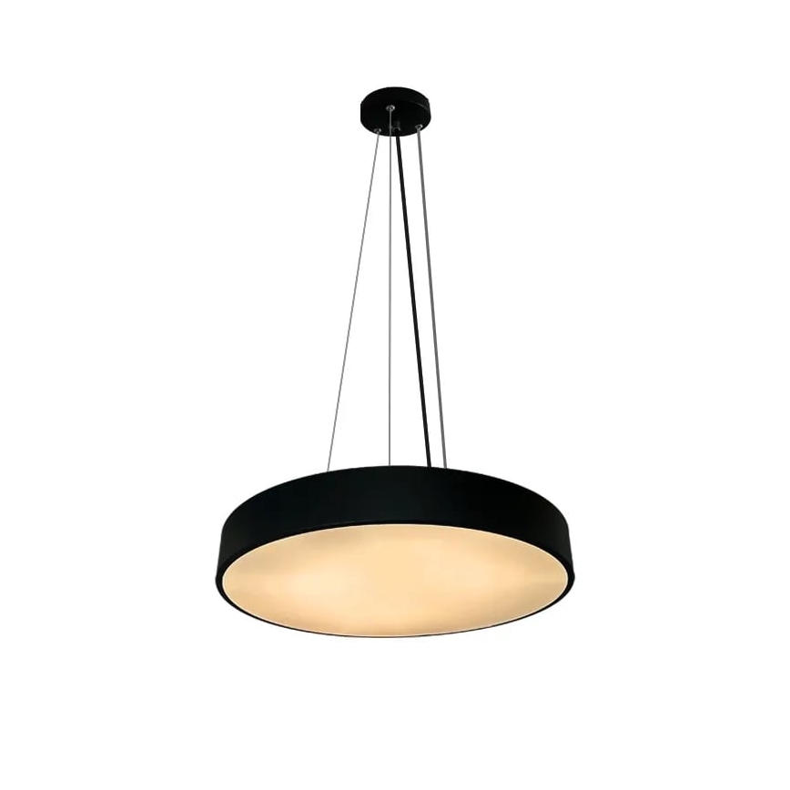 LED Aptumšojama lustra ar auklu LED/50W/230V 3000-6500K melna + tālvadības pults