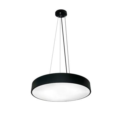 LED Aptumšojama lustra ar auklu LED/50W/230V 3000-6500K melna + tālvadības pults