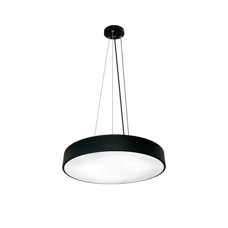 LED Aptumšojama lustra ar auklu LED/50W/230V 3000-6500K melna + tālvadības pults