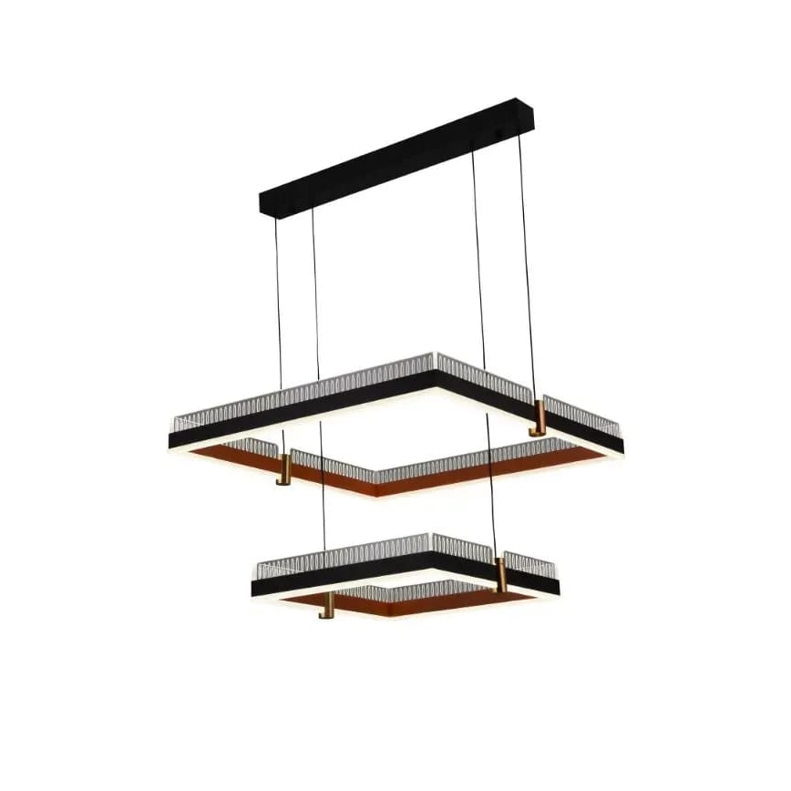 LED Aptumšojama lustra ar auklu LED/50W/230V 3000-6500K + tālvadības pults