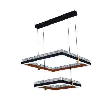 LED Aptumšojama lustra ar auklu LED/50W/230V 3000-6500K + tālvadības pults