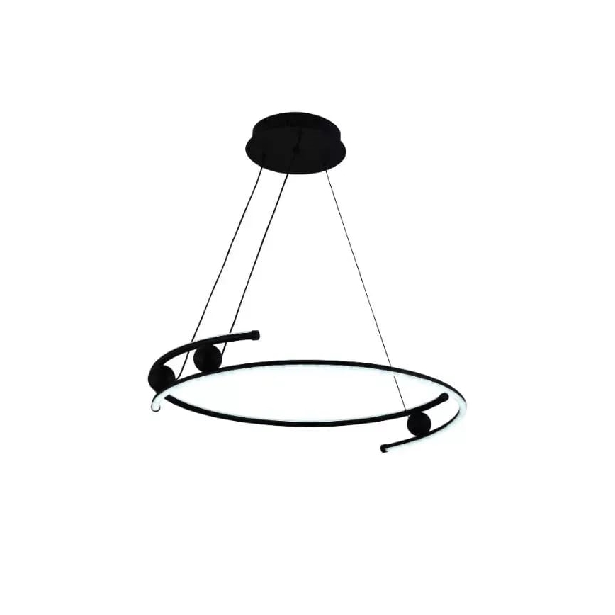 LED Aptumšojama lustra ar auklu LED/50W/230V 3000-6500K + tālvadības pults